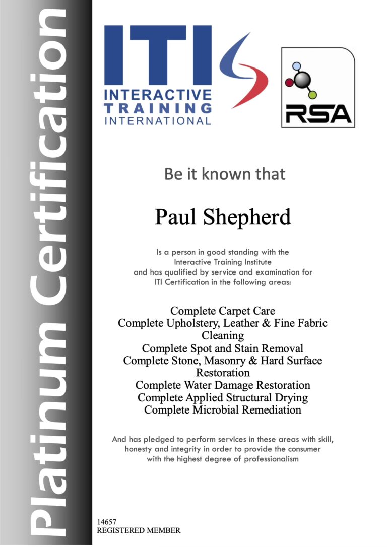 Paul Shepherd, founder of Ciao Bella Cleaning Services